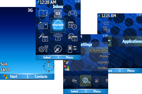 O2 Menu for Windows Mobile Smartphone